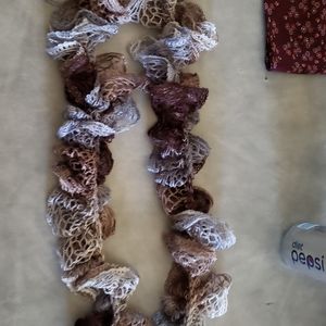 Knitted scarf new handmade